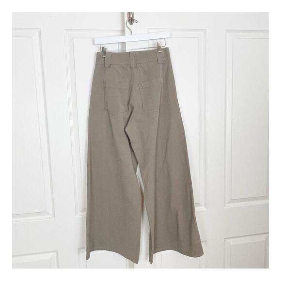 Anika Lena Skarstrom Extra Wide Leg A-Line Twill Culotte Pants Cotton Sz 38 - Picture 4 of 9